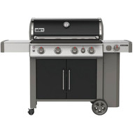 Weber Genesis II E-435 4-Burner Black 48 000 BTU LP Gas Grill with 12 000 BTU Side -Burner