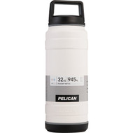 Pelican 32 Oz. White Stainless Steel Travel Bottle