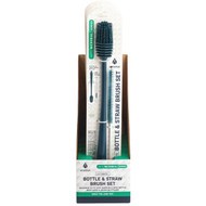 Manna Antimicrobial Bottle Brush & Straw Brush Cleaner (2-Piece)
