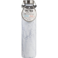 Manna 20 Oz. White Retro Insulated Vacuum Bottle