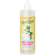 Rebel Green 16 Oz. Peppermint & Lemon Super Deluxe Liquid Dish Soap