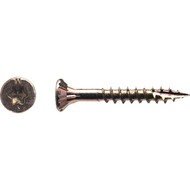 Big Timber #8 x 1-1/4 In. Yellow Zinc Flat Head Wood Screw (1155 Ct.  5 Lb.)