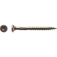 Big Timber #9 x 2 In. Yellow Zinc Flat Head Wood Screw (585 Ct.  5 Lb.)