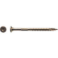 Big Timber #9 x 2-1/2 In. Yellow Zinc Flat Head Wood Screw (470 Ct.  5 Lb.)