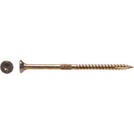 Big Timber #9 x 3 In. Yellow Zinc Flat Head Wood Screw (390 Ct.  5 Lb.)