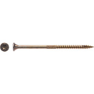 Big Timber #9 x 3-1/8 In. Yellow Zinc Flat Head Wood Screw (375 Ct.  5 Lb.)