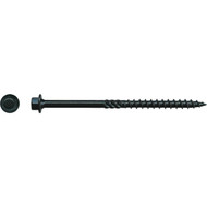 Big Timber #14 x 4 In. Black Log Structure Screw (25 Ct.)