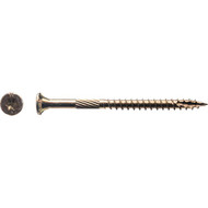 Big Timber #9 x 2-1/2 In. Yellow Zinc Flat Head Wood Screw (94 Ct.  1 Lb.)