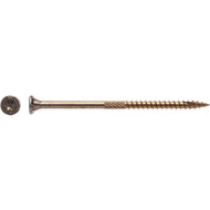 Big Timber #9 x 3-1/8 In. Yellow Zinc Flat Head Wood Screw (75 Ct.  1 Lb.)