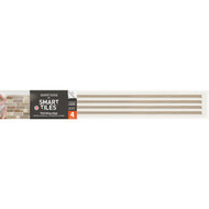 Smart Edge 0.27 In. x 18 In. Peel & Stick Edge Backsplash Trim  Panella (4-Pack)