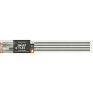 Smart Edge 0.27 In. x 18 In. Peel & Stick Edge Backsplash Trim  Orfero (4-Pack)