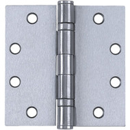 Tell Commercial Stainless Steel 4-1/2 In. Square Ball Bearing Hinge with Removable Pin