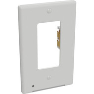 Westek LumiCover 1-Gang Plastic Nightlight Rocker Wall Plate  White