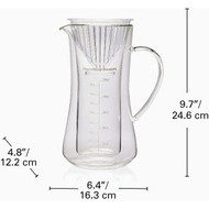 Hamilton Beach 17 Oz. Glass Carafe Pour Over Coffee Maker