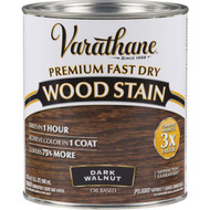 Varathane Fast Dry Dark Walnut Urethane Modified Alkyd Interior Wood Stain  1 Qt.