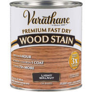 Varathane Fast Dry Light Walnut Urethane Modified Alkyd Interior Wood Stain  1 Qt.