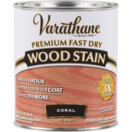 Varathane Fast Dry Coral Wood Urethane Modified Alkyd Interior Wood Stain  1 Qt.