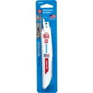 Imperial Blades 6 In. 6 TPI Wood w/Nails Demolition Reciprocating Saw Blade (5-Pack)
