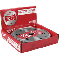 Milwaukee 7-1/4 In. 24-Tooth Standard Framing Worm Drive Circular Saw Blade  Bulk