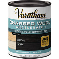 Varathane Charred Wood Accelerator Stain  Black  1 Qt.