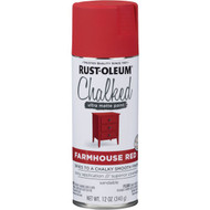 Rust-Oleum Chalked 12 Oz. Ultra Matte Farmhouse Red Chalk Spray Paint