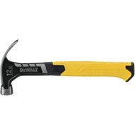 DEWALT 12 Oz. Smooth-Face Curved Claw Hammer with Steel Handle