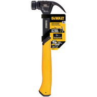 DEWALT 16 oz. Smooth-Face Curved Claw Steel Hammer with Steel Handle