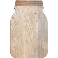 Snow River 8 In. x 12 In. Canning Jar Shape Cutting Board