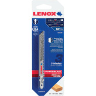 Lenox T-Shank 4 In. x 10 TPI High Carbon Steel Jig Saw Blade  Downcut Soft Wood (3-Pack)