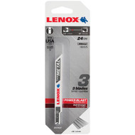 Lenox U-Shank 3-5/8 In. x 24 TPI Bi-Metal Jig Saw Blade  Thin Metal (3-Pack)