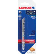 Lenox T-Shank 4 In. x 10 TPI High Carbon Steel Jig Saw Blade  Clean Soft Wood (3-Pack)