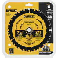 DEWALT ToughTrack 7-1/4 In. 24-Tooth Framing Circular Saw Blade