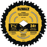 DEWALT ToughTrack 7-1/4 In. 24-Tooth Framing Worm Drive Circular Saw Blade  Bulk