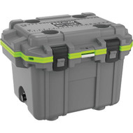 Pelican Elite 30 Qt. Cooler  Dark Gray & Green