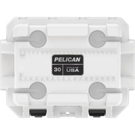 Pelican Elite 30 Qt. Cooler  White & Gray