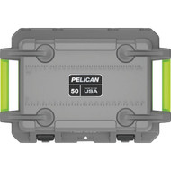 Pelican Elite 50 Qt. Cooler  Dark Gray & Green