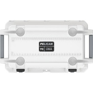 Pelican Elite 70 Qt. Cooler  White & Gray