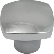 Laurey Aventura Square 1-1/2 In. Polished Chrome Cabinet Knob
