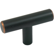 Laurey Melrose T-Shaped 2 In. Oil Rubbed Bronze Steel Cabinet Knob