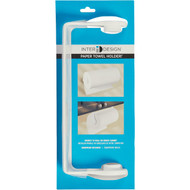 iDesign Clarity Wall Mount White Plastic Paper Towel Holder