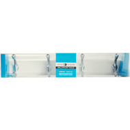 iDesign Paris White Wood 4-Hook Rack