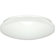 Satco Nuvo 11 In. White 960-Lumen LED Flush Mount Light Fixture
