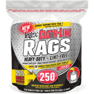 Intex Supply 10 In. x 11 In. White Cloth-Like Rag (250 Count)