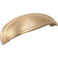 Amerock Ashby 3 & 4 In. Golden Champagne Cup Cabinet Drawer Pull