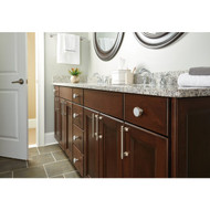 Amerock Davenport 3.75 In. Satin Nickel Cabinet Drawer Pull