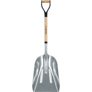 Truper Tru Pro #14 Steel 27 In. Wood D-Handle Aluminum Scoop Shovel