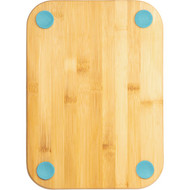 Core Bamboo 9.5 In. Square Natural Nostalgia Foot Grip Cutting Board