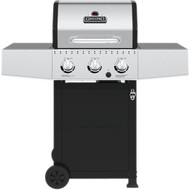 GrillPro 3-Burner Stainless Steel & Black 30 000 BTU LP Gas Grill