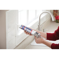GE Ultra Seal Pro 10.1 Oz. White Siliconized Acrylic Latex Kitchen & Bath Caulk