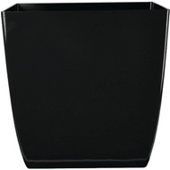 Myers Aria 6 In. Glossy Black Onyx Square Planter